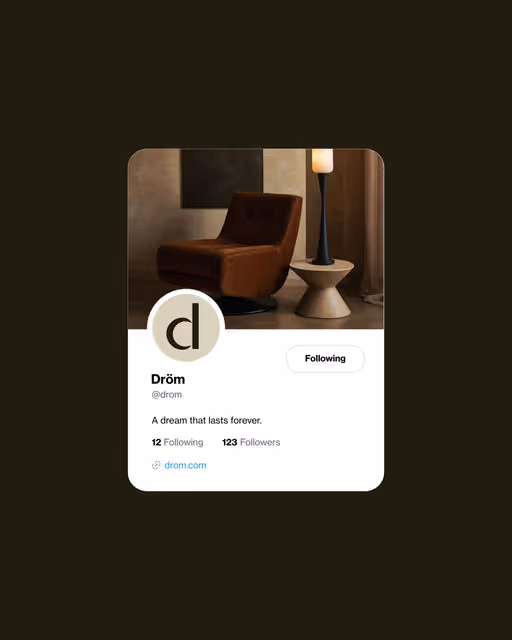 Dröm – Home & Living identity by Nadia Ariefdien, additional view 3 of 9