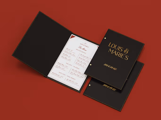 Louis and Marie's – Food & Beverage identity by Vasundhara, additional view 7 of 9