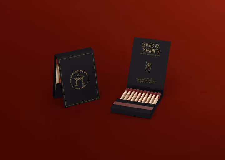 Louis and Marie's – Food & Beverage identity by Vasundhara, additional view 9 of 9