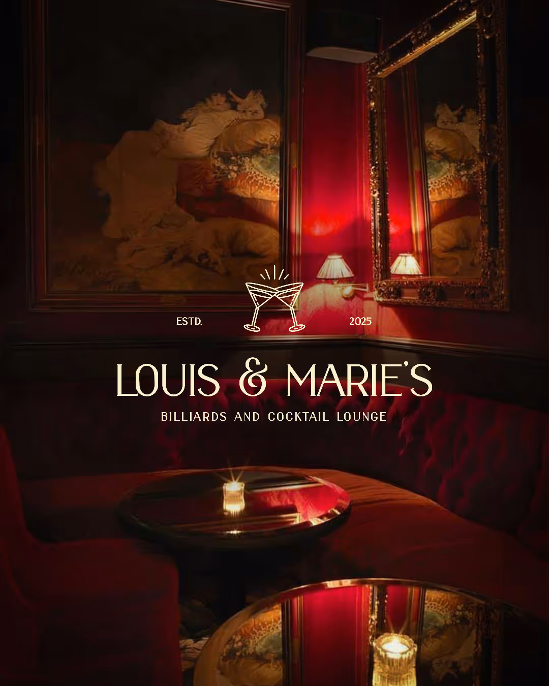 Louis and Marie's – Food & Beverage identity by Vasundhara