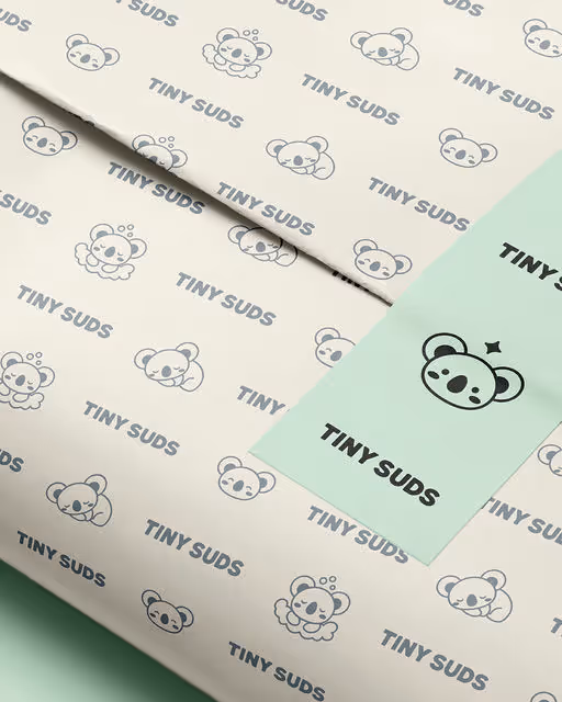 Tiny Suds – Beauty & Personal Care identity by shumenaz, additional view 9 of 9