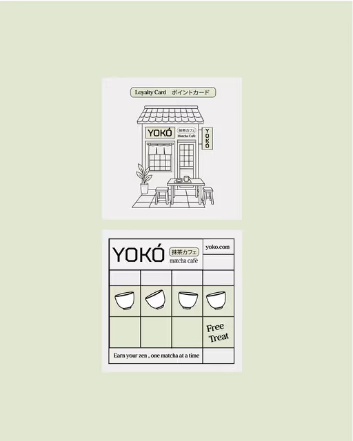Yoko Matcha Cafe – Food & Beverage identity by nmi-creative, additional view 9 of 9