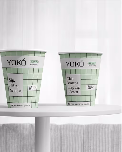 Yoko Matcha Cafe – Food & Beverage identity by nmi-creative, additional view 6 of 9