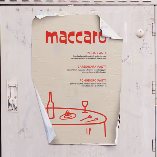 Maccaro – Food & Beverage identity by arevmelkoniann, additional view 6 of 7