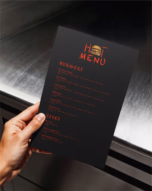 Hottie Burger – Food & Beverage identity by Monicathedesigner, additional view 8 of 9