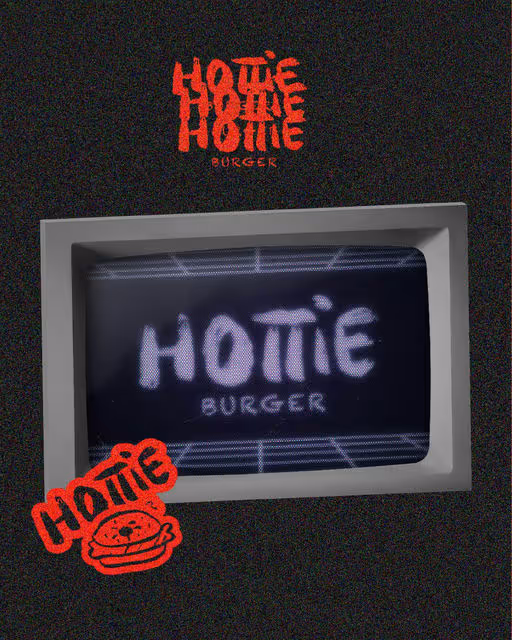 Hottie Burger – Food & Beverage identity by Monicathedesigner, additional view 6 of 9