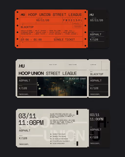 Hoop Union – Sport & Outdoor identity by wesley-jpg, additional view 7 of 9