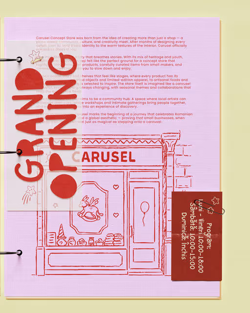 Carusel – Fashion & Apparel identity by Notblankdesigns, additional view 6 of 9