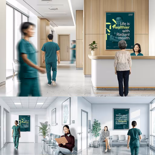 Radiant Health Brand Identity – Health & Wellness identity by ronnie-chan, additional view 4 of 9