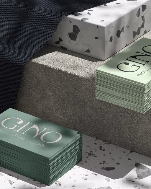 GINO TRATTORIA – Food & Beverage identity by AdamStav Studio, additional view 6 of 9
