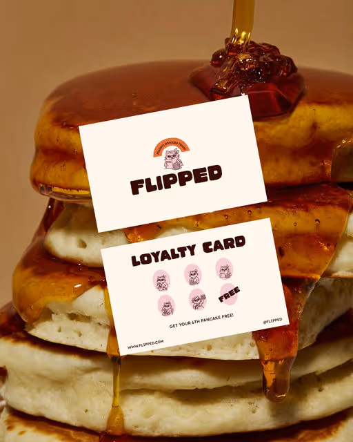 Flipped - Modern Pancake House – Food & Beverage identity by Arshmah Designs, additional view 4 of 9