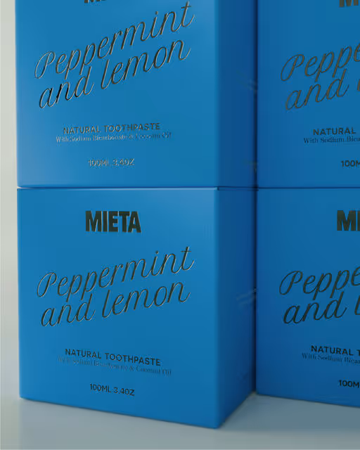 Mieta Natural Toothpaste – Beauty & Personal Care identity by moonpie-tm, additional view 3 of 9