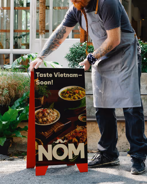 NÔM Vietnamese Restaurant – Food & Beverage identity by studiorevv, additional view 3 of 9