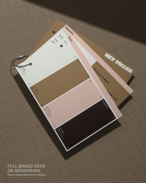 Hey Yallah – Retail & Lifestyle identity by Studio Skojie, additional view 6 of 6