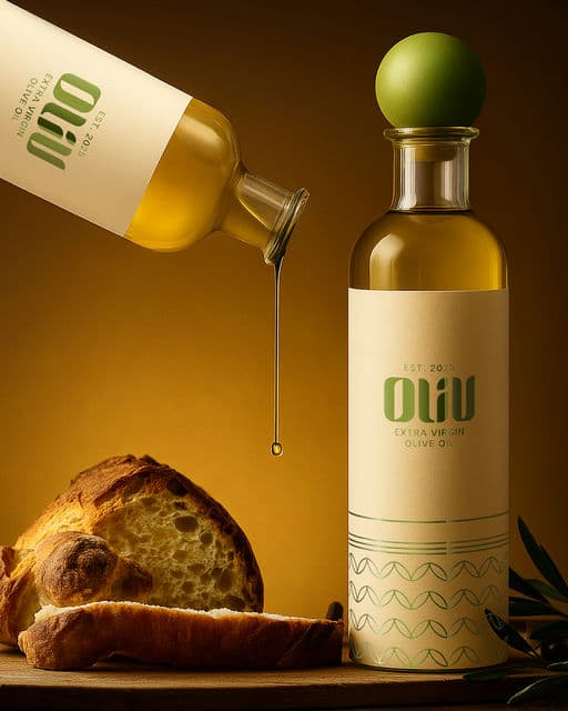 Oliv – Food & Beverage identity by shumenaz, additional view 4 of 9
