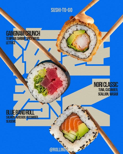 Rolling Nori – Food & Beverage identity by wesley-jpg, additional view 7 of 9