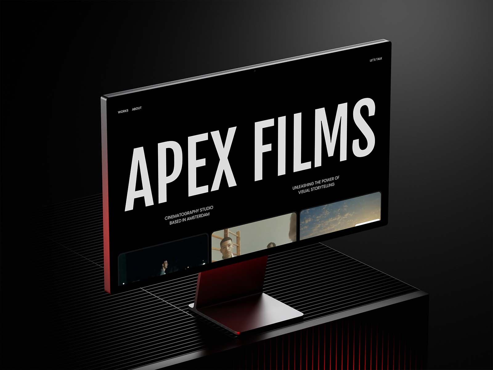 Apex Films — Cinematography Portfolio Framer Template