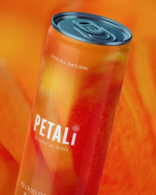 Petali Botanical Soda – Food & Beverage identity by shumenaz, additional view 6 of 9