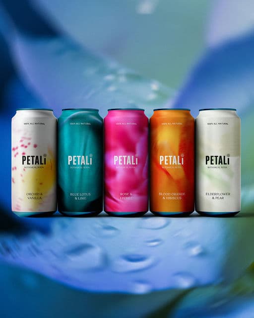 Petali Botanical Soda – Food & Beverage identity by shumenaz, additional view 2 of 9