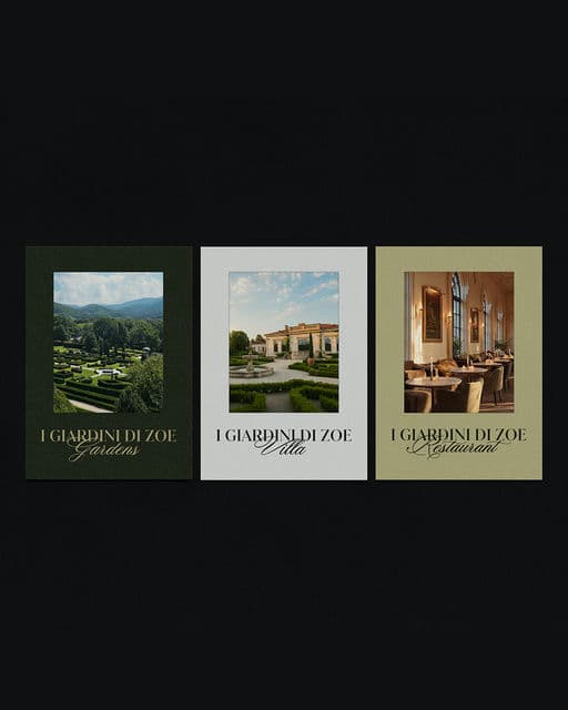 I Giardini di Zoe – Food & Beverage identity by ultramarinedesignstudio, additional view 5 of 9