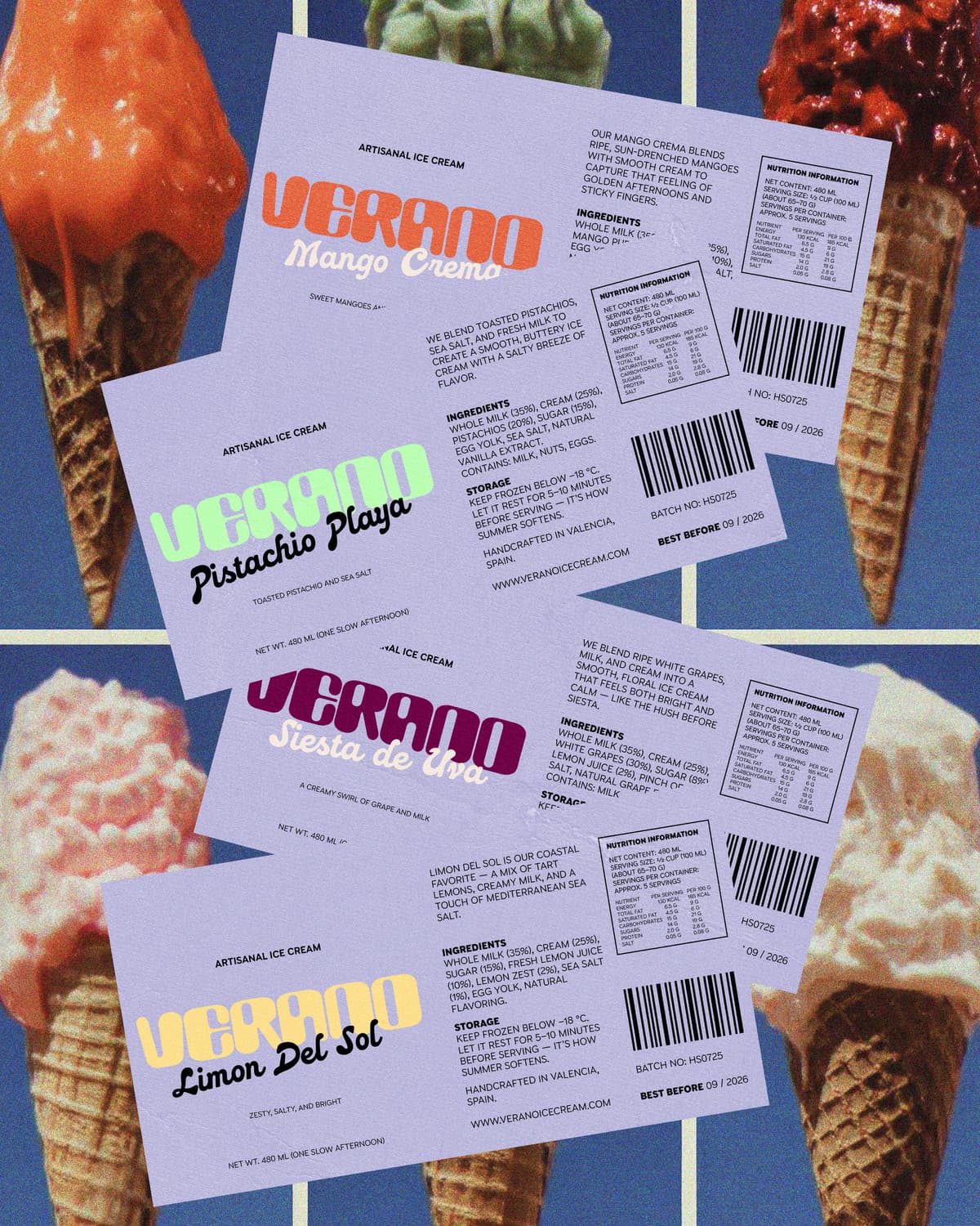 VERANO – Food & Beverage identity by Notblankdesigns