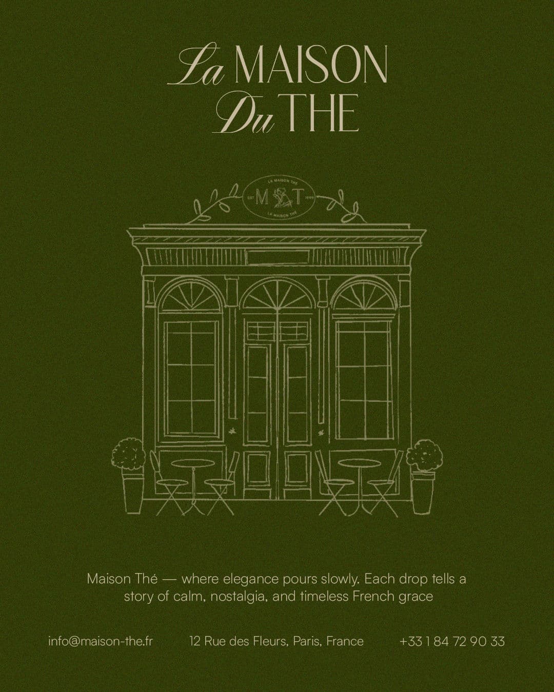 Maison The – Food & Beverage identity by jamila-ahmadova