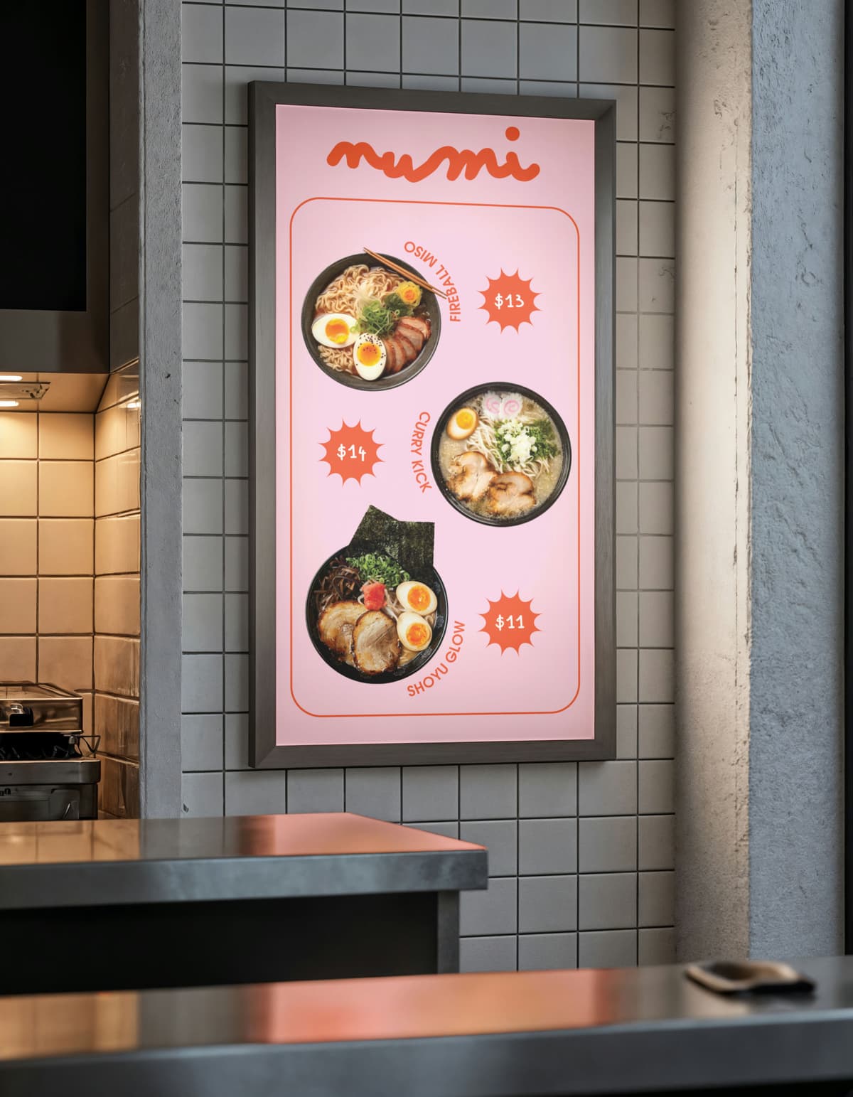 Numi Ramen – Food & Beverage identity by Tanayadesigns