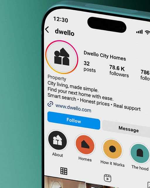 Dwello City Homes – Real Estate identity by shumenaz, additional view 8 of 9