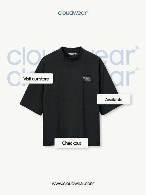 Cloudwear - Fashion Label Clothing – Fashion & Apparel identity by sumit.branding, additional view 7 of 9