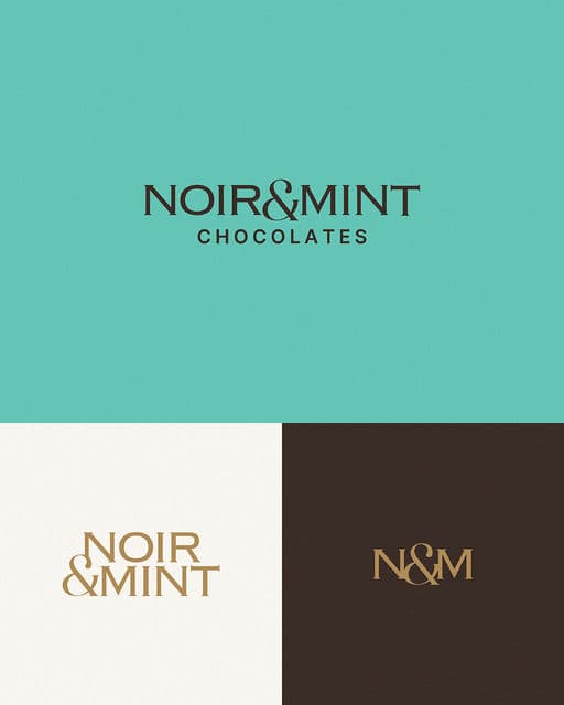 Noir & Mint Chocolates – Food & Beverage identity by shumenaz, additional view 9 of 9