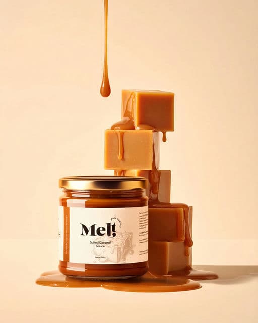 MELT Caramel Sauces | Branding – Food & Beverage identity by creativ.na, additional view 8 of 9
