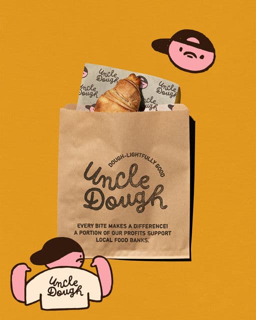 Uncle Dough – Food & Beverage identity by Studio Skojie, additional view 2 of 5