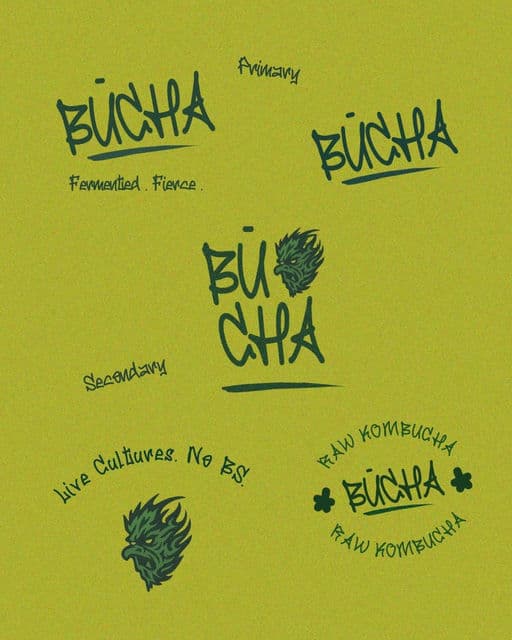 BÜCHA | Visual Brand Identity Design