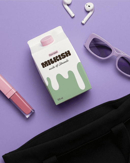 Milkish – Food & Beverage identity by artworkbysofia, additional view 3 of 7