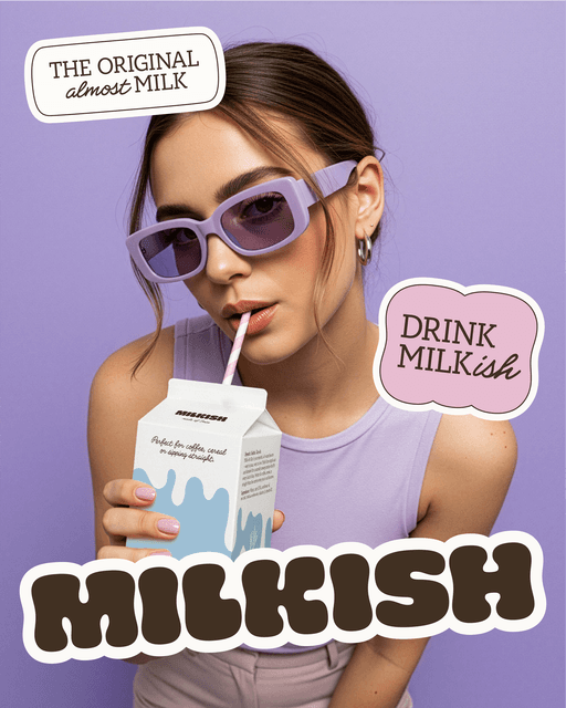 Milkish – Food & Beverage identity by artworkbysofia, additional view 2 of 7