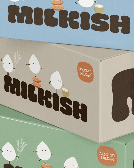 Milkish – Food & Beverage identity by artworkbysofia, additional view 7 of 7