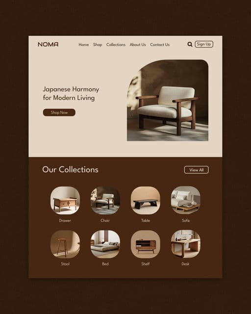 Noma – Home & Living identity by Vasundhara, additional view 9 of 9