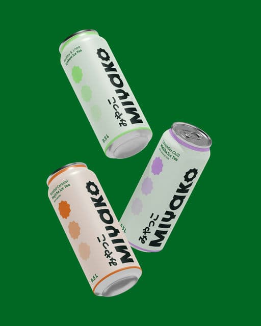 Miyako - Umami-flavored Green Iced Tea Beverage – Food & Beverage identity by Vera Petridean, additional view 2 of 9