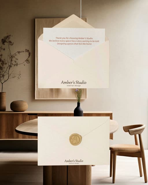 Amber's Studio – Home & Living identity by Iq Design Solutions, additional view 9 of 9