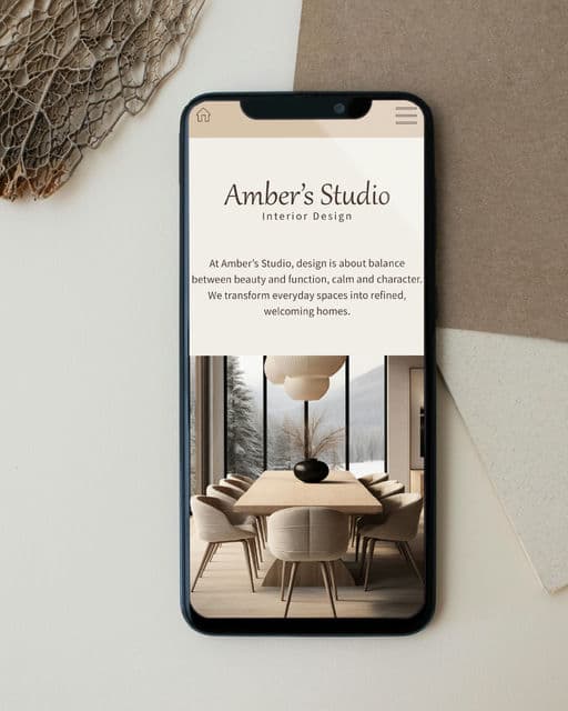 Amber's Studio – Home & Living identity by Iq Design Solutions, additional view 6 of 9