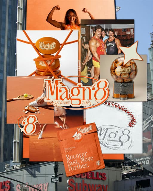 Magn'8 - Recovery Tabs – Food & Beverage identity by velloso, additional view 9 of 9