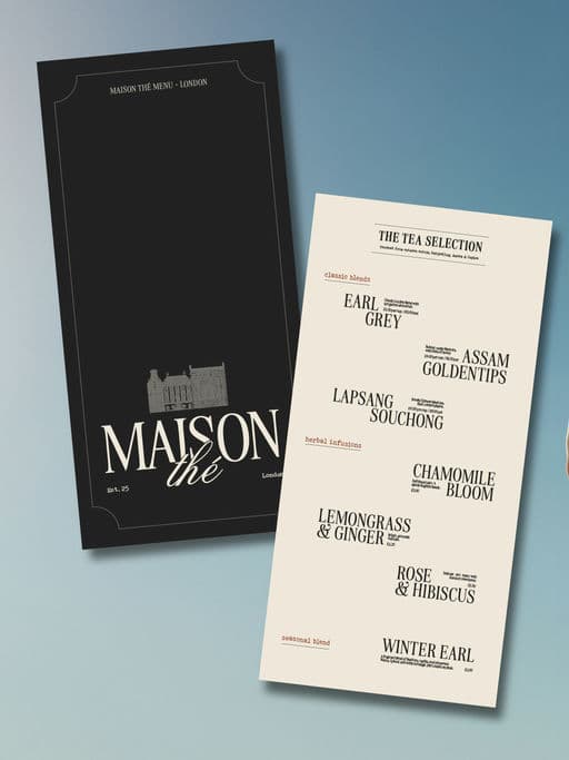 Maison Thé – Food & Beverage identity by diisshaakdesigns, additional view 5 of 9