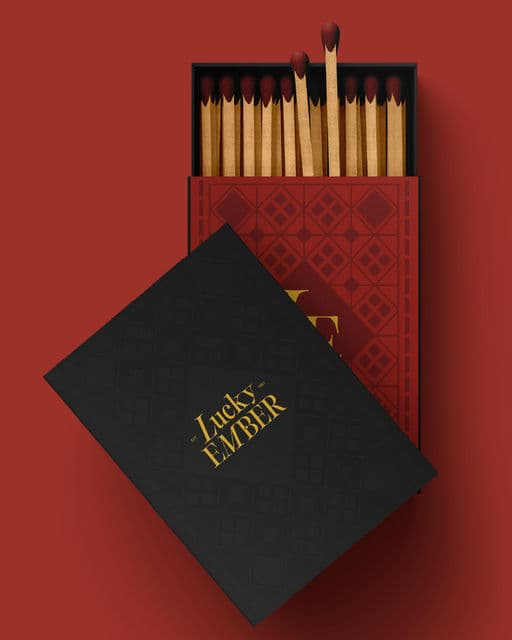Lucky Ember – Entertainment & Media identity by diisshaakdesigns, additional view 8 of 9