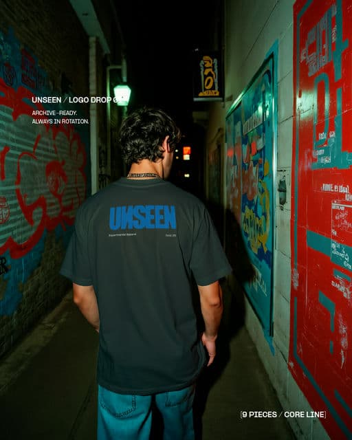 Unseen - Experimental Apparel wear – Fashion & Apparel identity by diisshaakdesigns, additional view 8 of 9