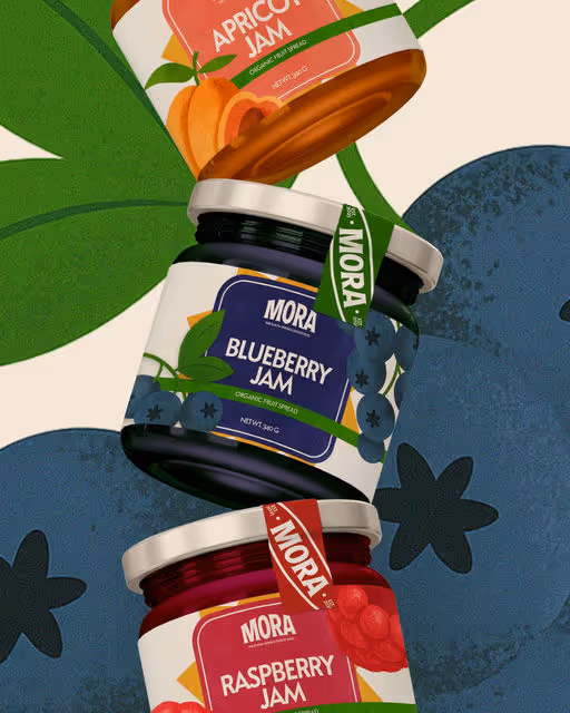 Mora Artisanal Jam and Jelly – Food & Beverage identity by feebleh-creates, additional view 2 of 8