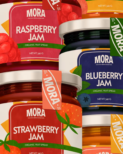 Mora Artisanal Jam and Jelly – Food & Beverage identity by feebleh-creates, additional view 6 of 8