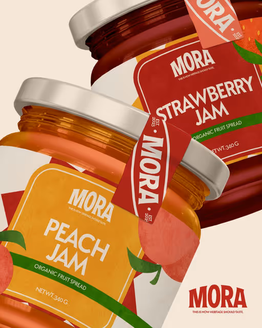 Mora Artisanal Jam and Jelly – Food & Beverage identity by feebleh-creates, additional view 4 of 8