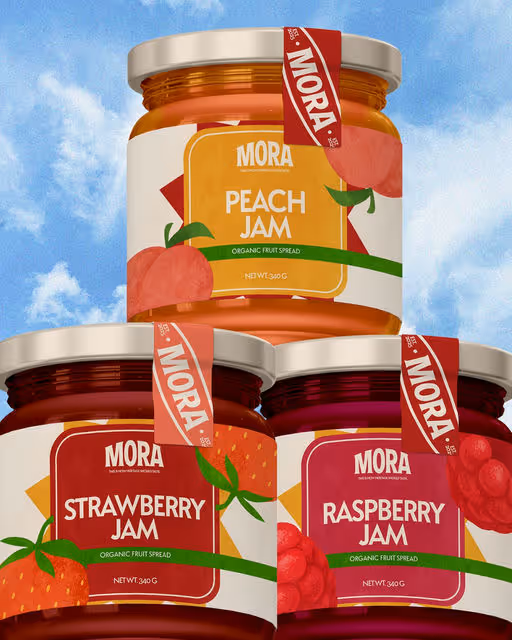 Mora Artisanal Jam and Jelly – Food & Beverage identity by feebleh-creates, additional view 8 of 8