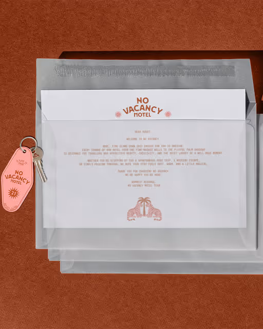 No Vacancy – Hospitality & Travel identity by studio-bainne, additional view 2 of 9