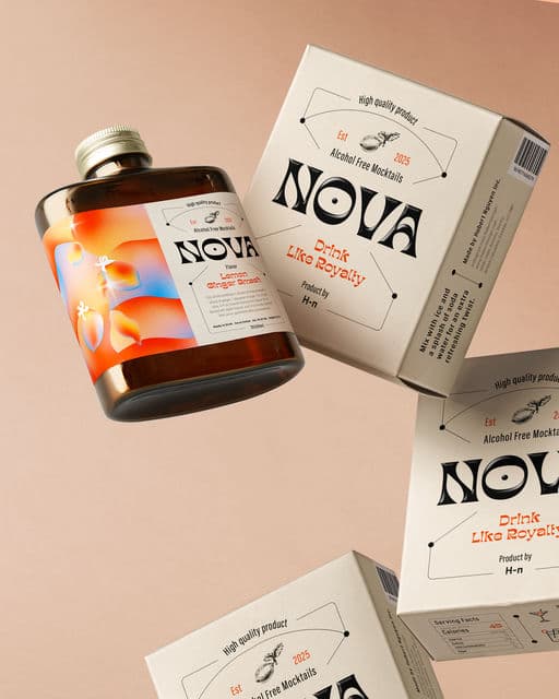 Nova – Food & Beverage identity by Hobert Nguyen, additional view 4 of 9